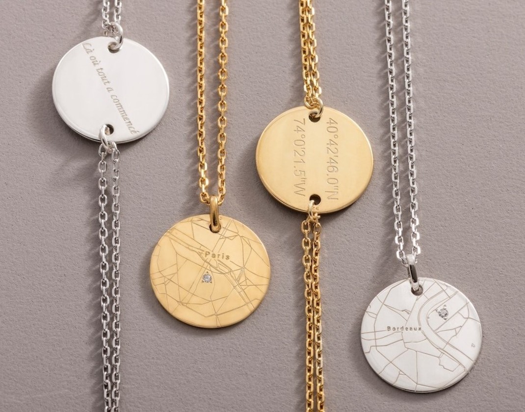 Saint Valentin: géo-localiser ses secrets d'amour avec les bijoux de la nouvelle collection "Wander"